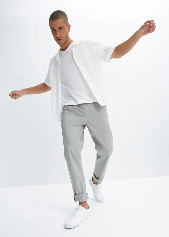 Pantalon jogger droit et extensible, regular, bonprix