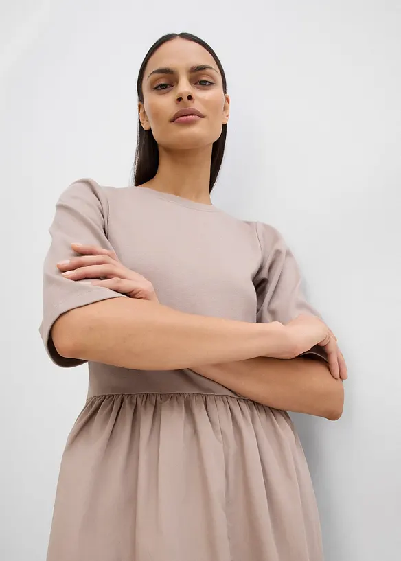 Robe midi 100% coton, bonprix