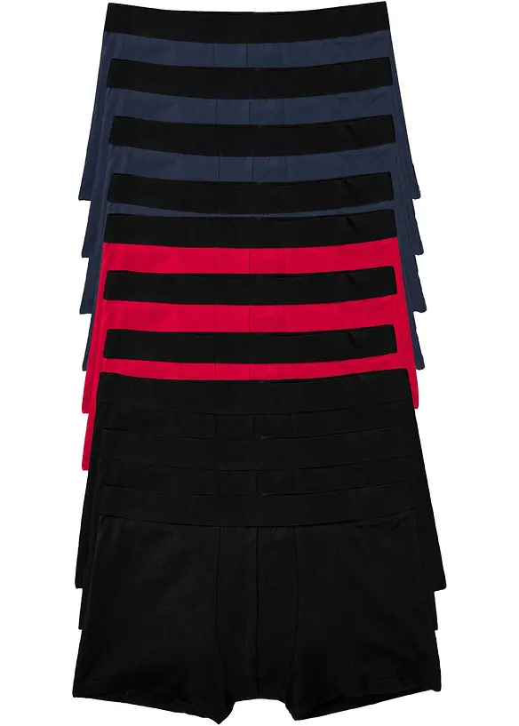 Boxershorts eng mit Baumwolle (10er Pack), bonprix