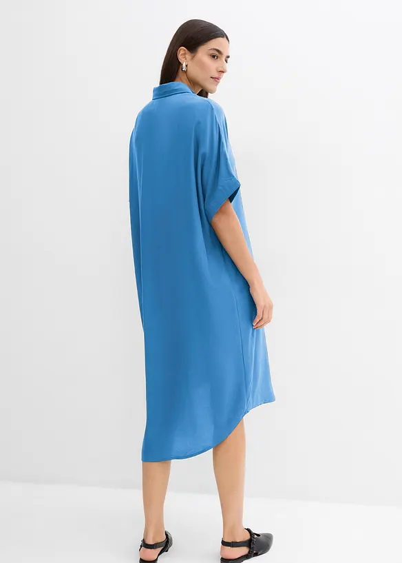 Blusenkleid aus feiner Viskose, bonprix