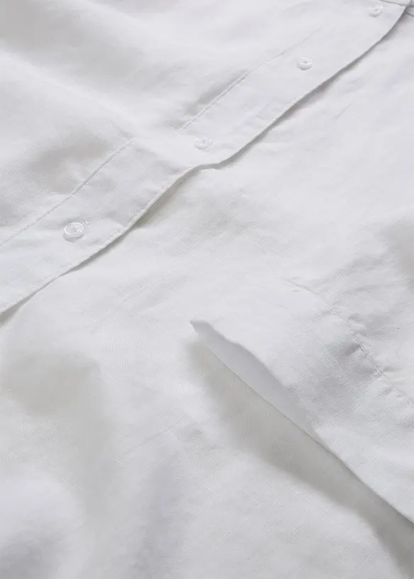 Oversize-Bluse aus reinem Leinen, bonprix