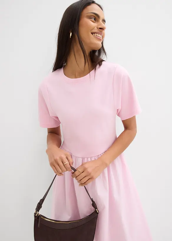 Midikleid aus reiner Baumwolle, bonprix