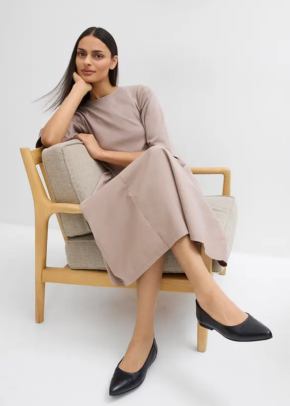 Robe midi 100% coton, bonprix