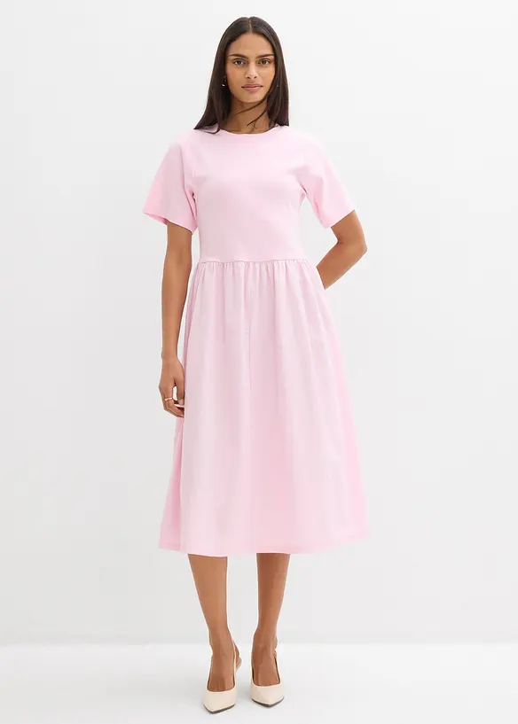 Midikleid aus reiner Baumwolle, bonprix