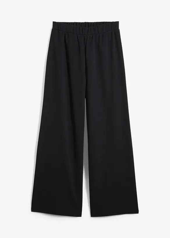 Pantalon large en maille piqu&eacute;e, bonprix
