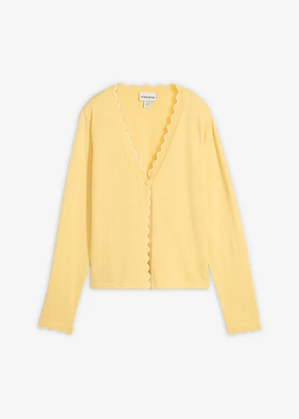 Feinstrickjacke mit Seidenanteil, bonprix