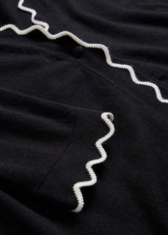 Feinstrickjacke mit Seidenanteil, bonprix