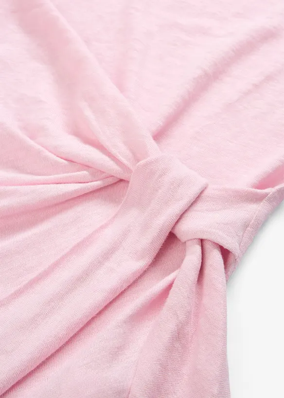 Wickelshirt aus reinem Leinen, bonprix