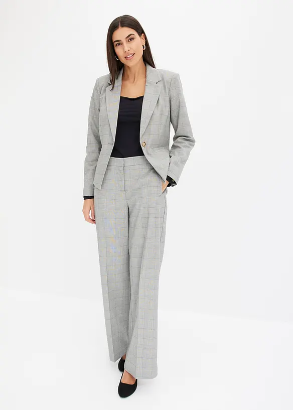 Blazer &agrave; carreaux &eacute;cossais, bonprix