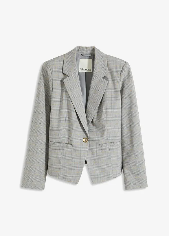 Blazer &agrave; carreaux &eacute;cossais, bonprix
