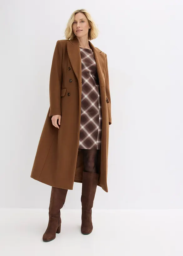 Robe &agrave; carreaux, bonprix