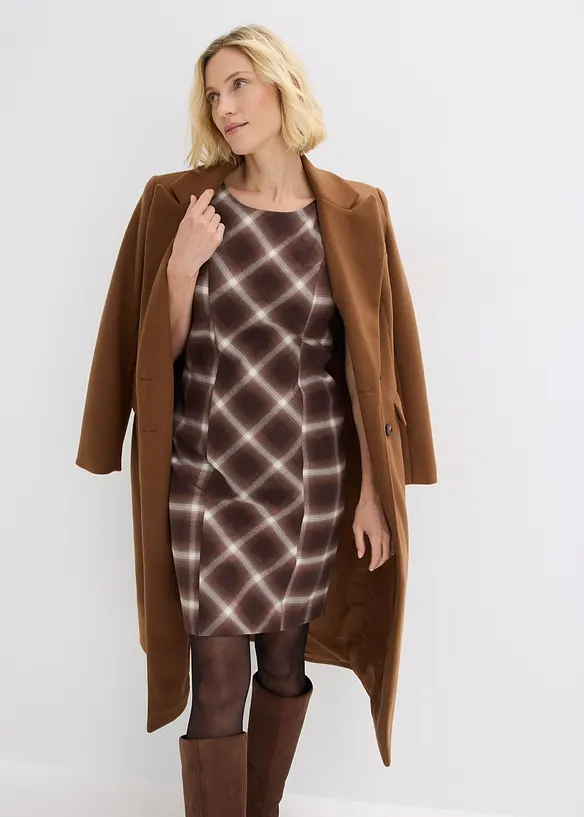 Robe &agrave; carreaux, bonprix