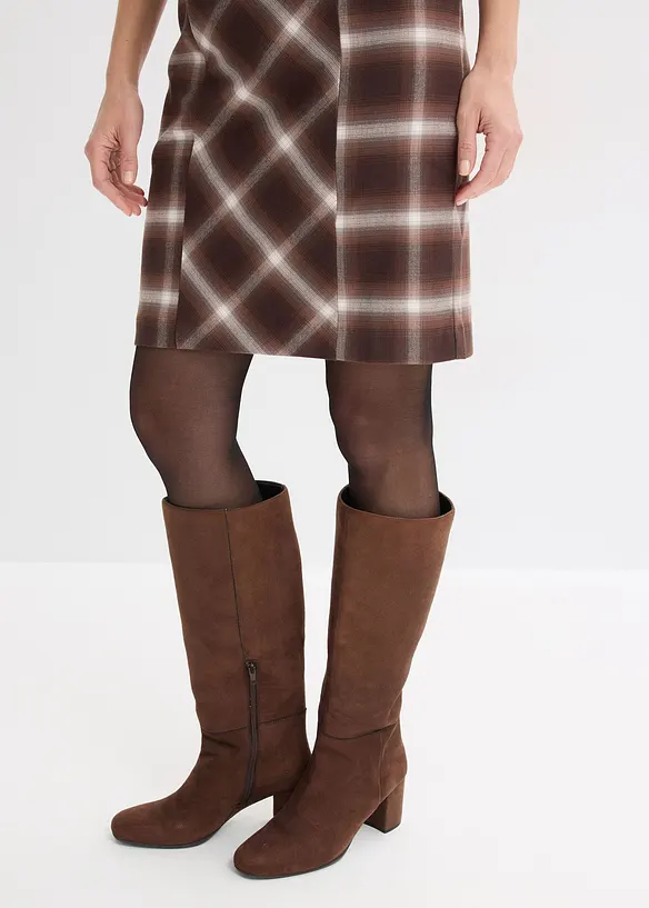 Robe &agrave; carreaux, bonprix