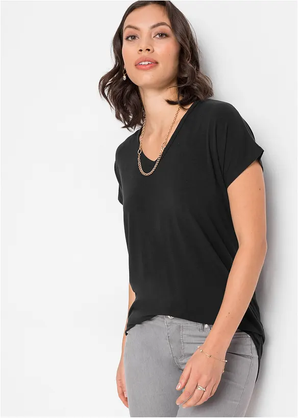 T-shirt doux et fluide, bonprix