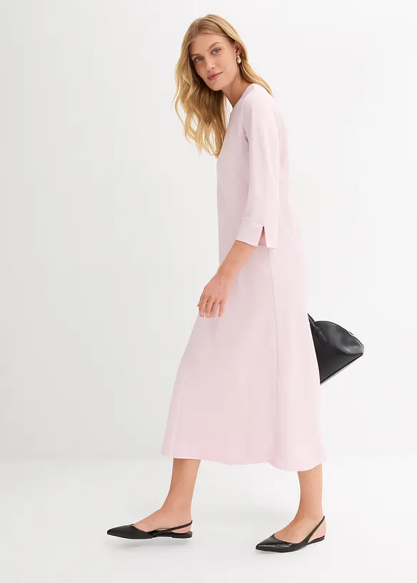 Robe midi en satin brillant, bonprix