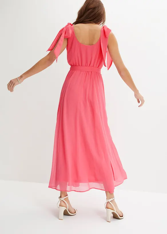 Robe en mousseline nou&eacute;e sur les &eacute;paules, bonprix