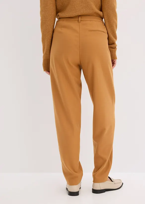 Pantalon en toile coupe barrel, bonprix