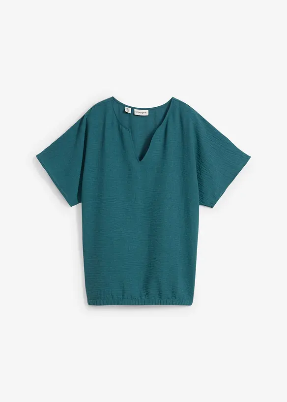 Blouse oversize &agrave; base &eacute;lastiqu&eacute;e, bonprix