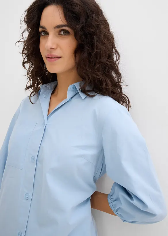 Blusenkleid aus leichter Baumwolle, bonprix