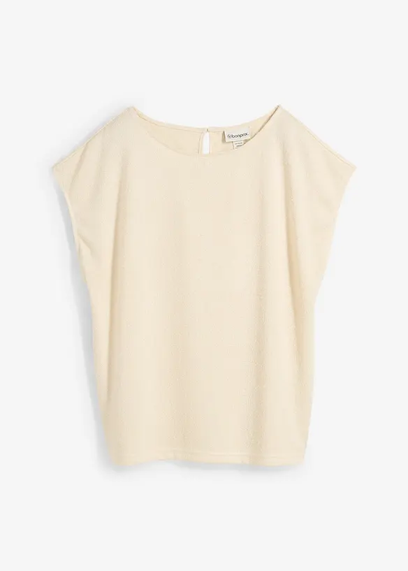 Oversize-Shirt in Strickoptik, bonprix