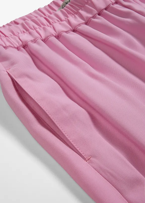 Jupe-culotte douce en viscose m&eacute;lang&eacute;e, bonprix