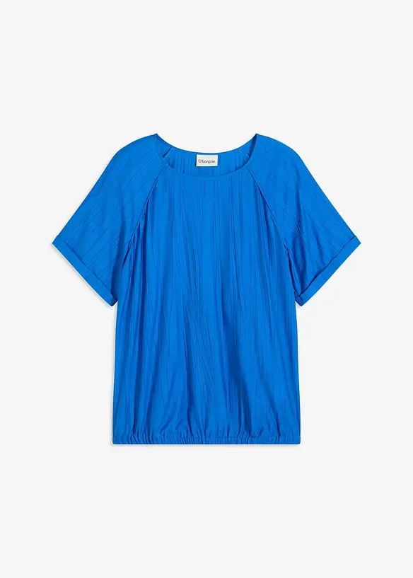 Blouse manches courtes en viscose m&eacute;lang&eacute;e, bonprix