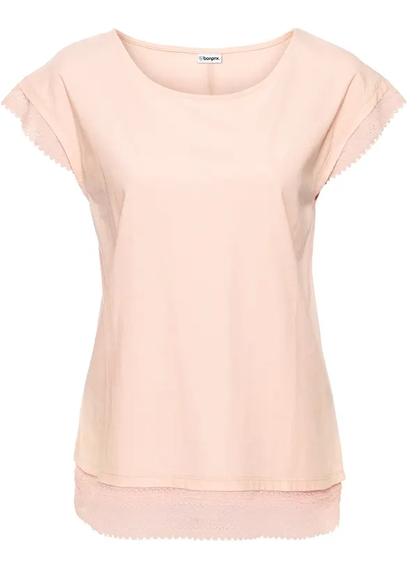 T-shirt boxy en coton, bonprix
