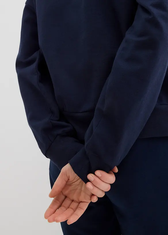 Oversize-Sweatshirt mit Stickerei, bonprix