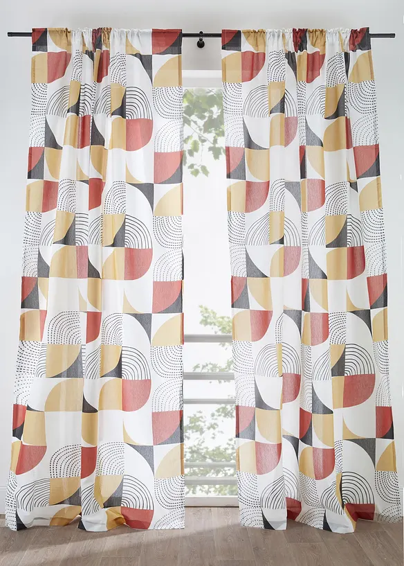Gardine aus recyceltem Polyester (1er Pack), bonprix