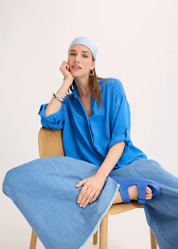 Bluse aus leichtem Cr&ecirc;pe, bonprix