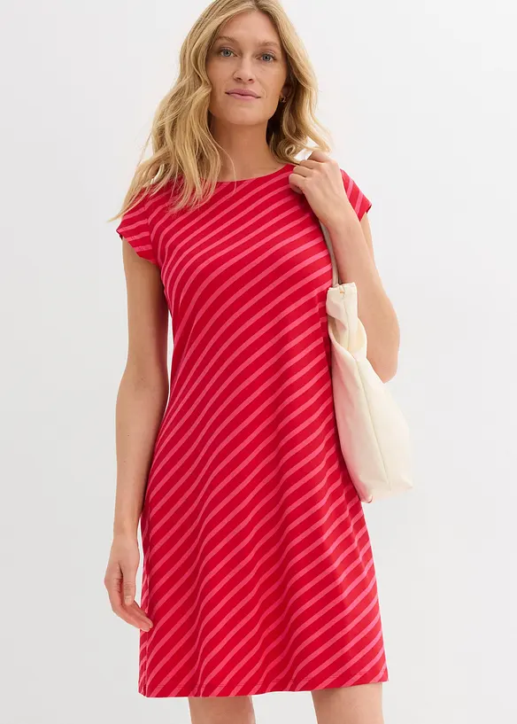 Robe cintr&eacute;e en jersey, bonprix