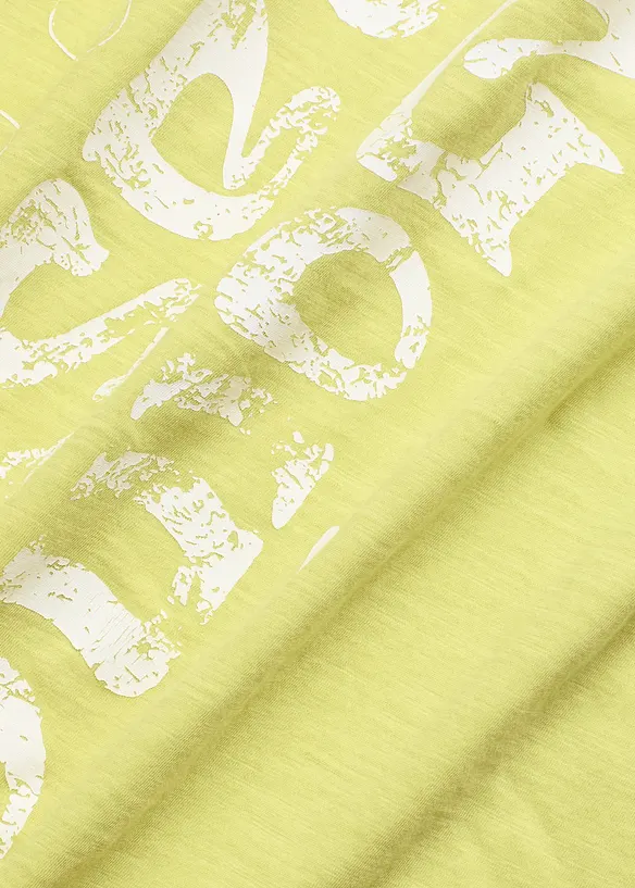 T-shirt long 100% coton, bonprix