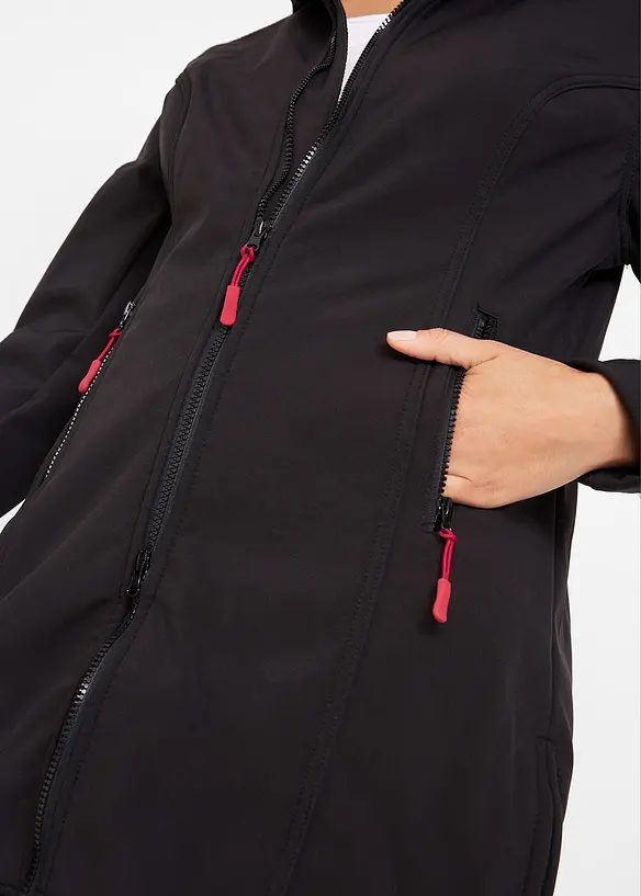 Manteau softshell d&eacute;perlant, bonprix