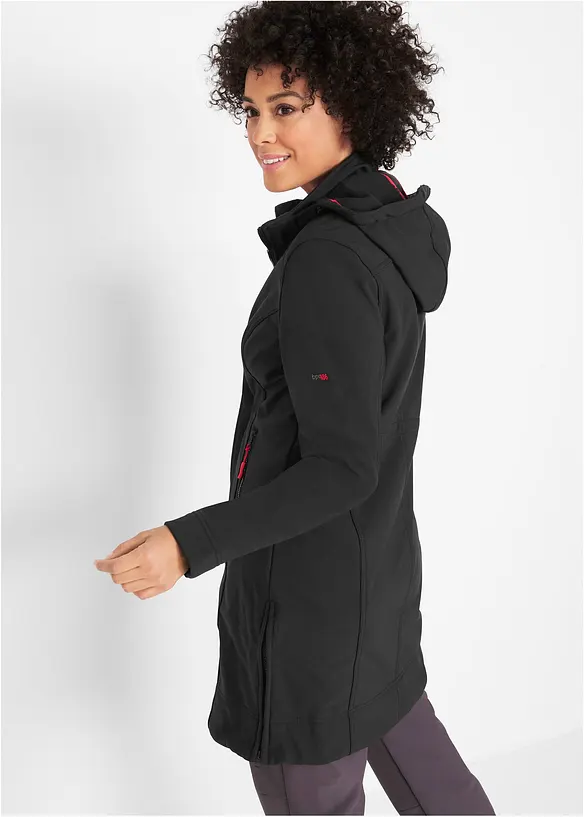 Manteau softshell d&eacute;perlant, bonprix