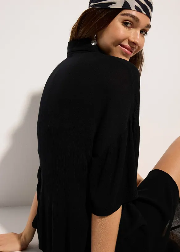 Chemisier court de plage en viscose fluide, bonprix