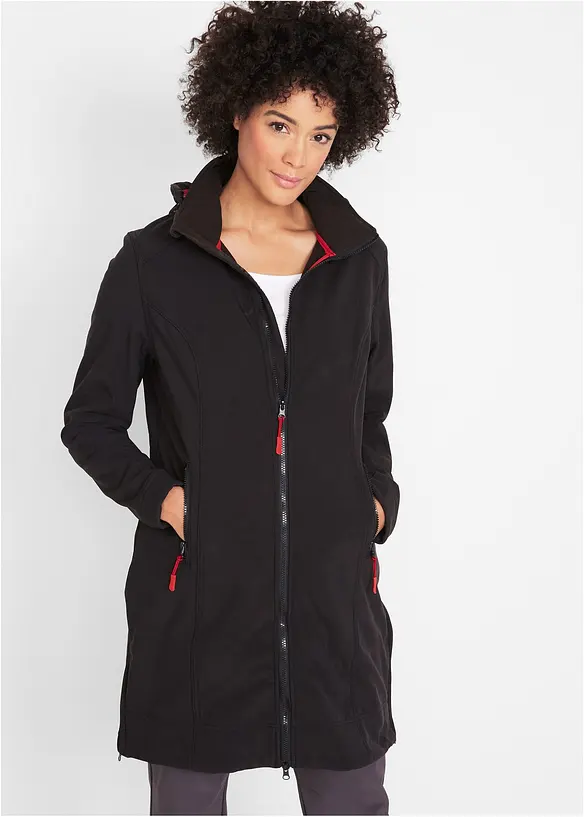 Manteau softshell d&eacute;perlant, bonprix