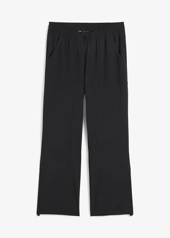Pantalon &agrave; fronces, s&eacute;chage rapide, bonprix