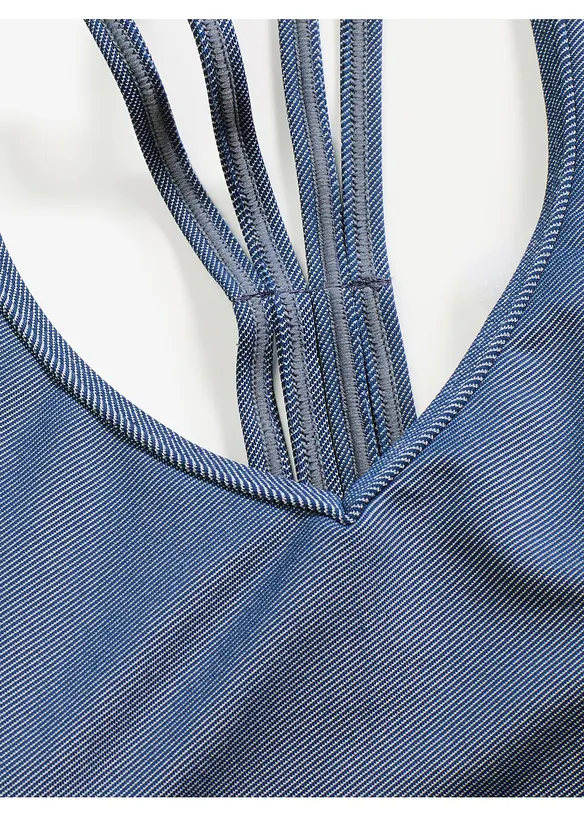 Bustier-Bikini in Jeansoptik(2-tlg.Set), bonprix