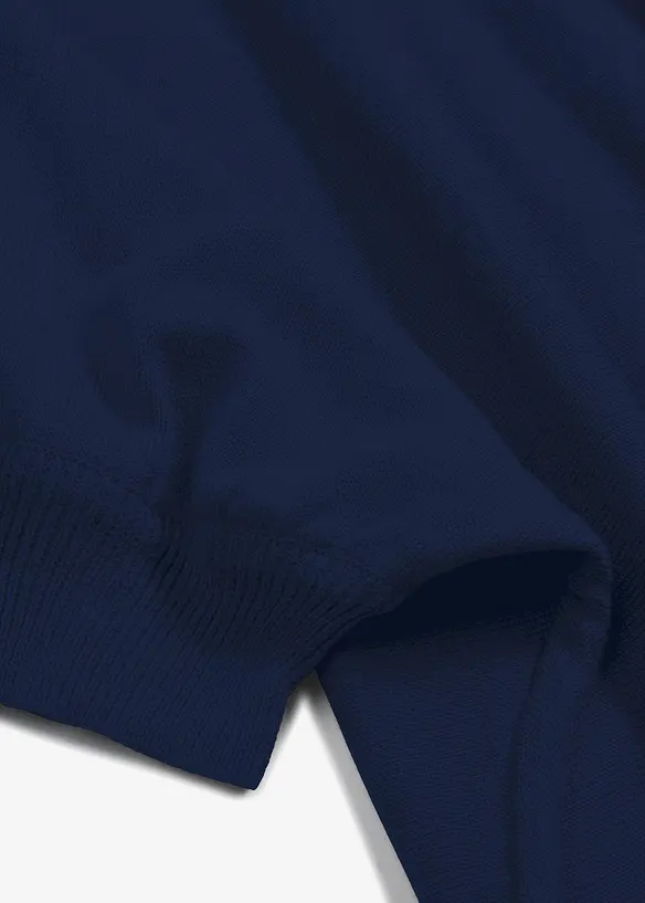 Pull en fine maille de coton m&eacute;lang&eacute;, bonprix