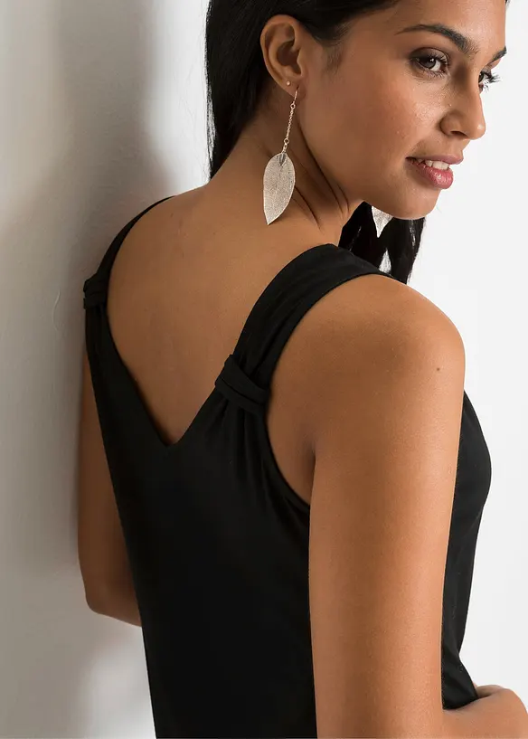 Jersey-Top aus reiner Viskose, bonprix