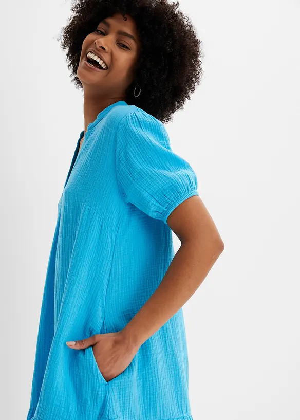 Minikleid aus Musselin, bonprix