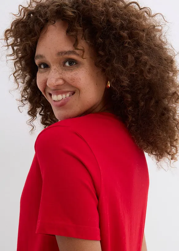 T-Shirt aus reiner Baumwolle, bonprix