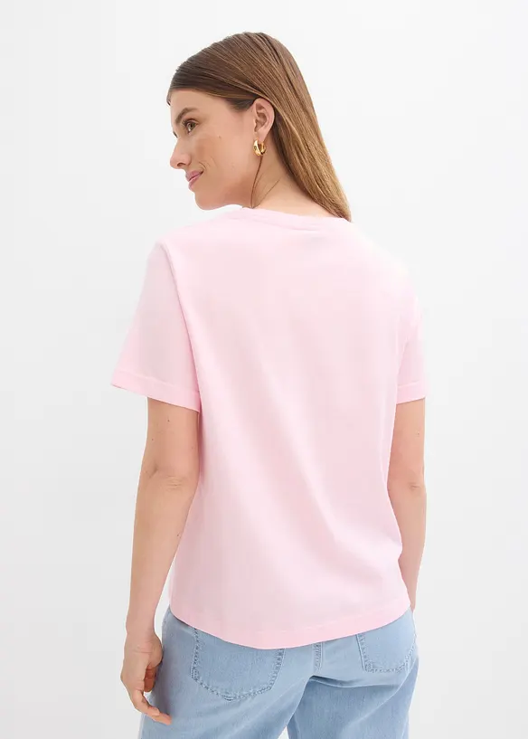 T-Shirt aus reiner Baumwolle, bonprix