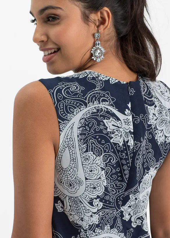 Robe longue en mousseline, bonprix