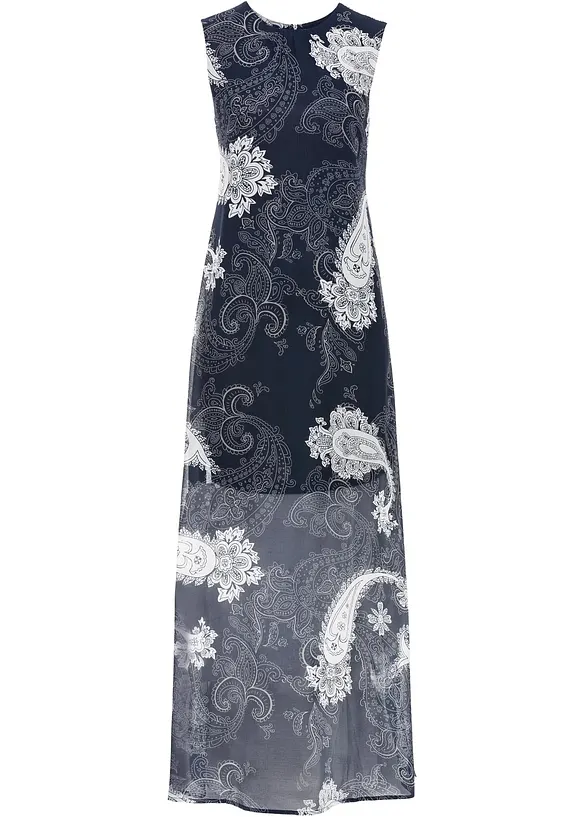 Robe longue en mousseline, bonprix