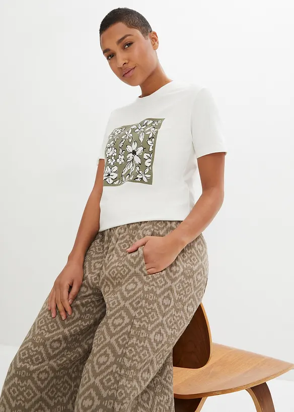 Haremshose aus reiner Baumwolle, bonprix