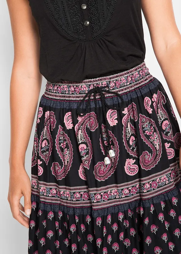 Maxirock  aus reiner Baumwolle, bonprix