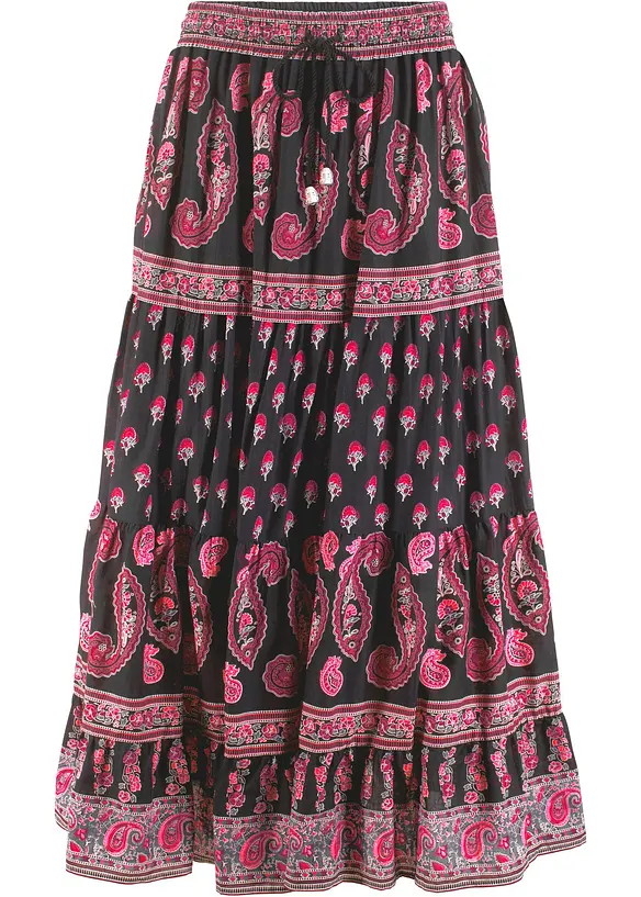 Maxirock  aus reiner Baumwolle, bonprix