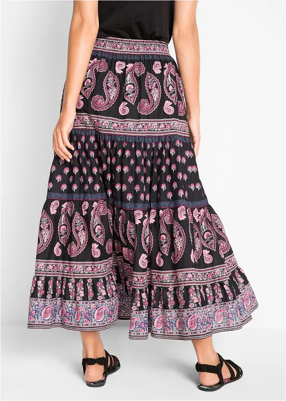 Maxirock  aus reiner Baumwolle, bonprix