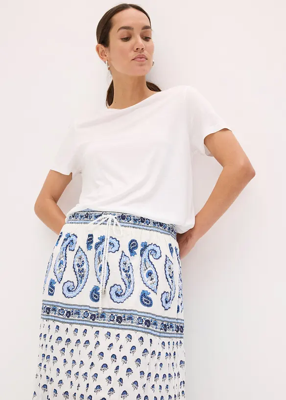 Jupe longue 100% coton, bonprix